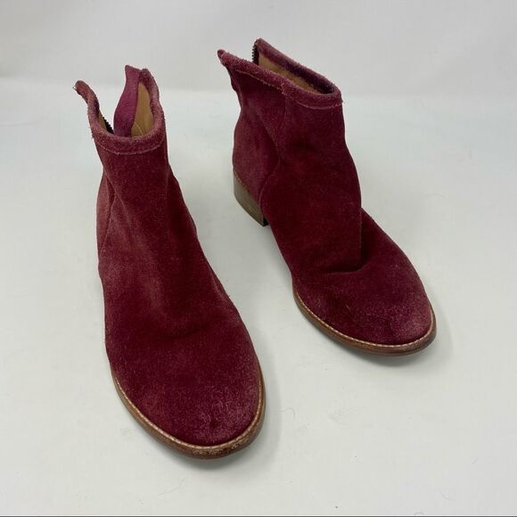 Anthropologie - Suede Ankle Boots (8M) - Picture 2 of 12